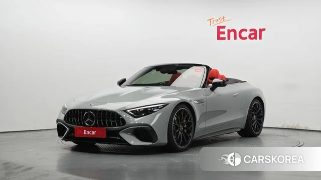 Mercedes-Benz SL-Class R232 2023 Серебристо-серый из Кореи