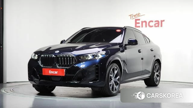BMW X6 (G06) 2024 Черный из Кореи