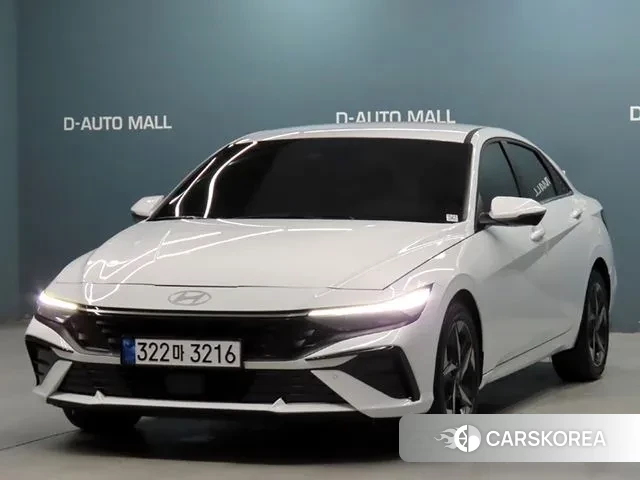 Hyundai The New Avante Hybrid (CN7) 2025 Белый из Кореи