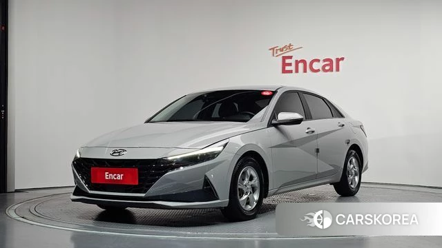 Hyundai Avante (CN7) 2021 Серебристо-серый из Кореи