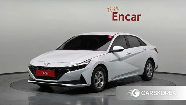 Hyundai Avante (CN7) 2022 Белый из Кореи