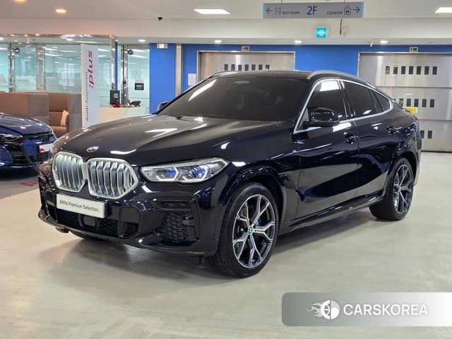 BMW X6 (G06) 2022 Черный из Кореи