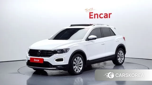 Volkswagen T-Roc 2021 Белый из Кореи