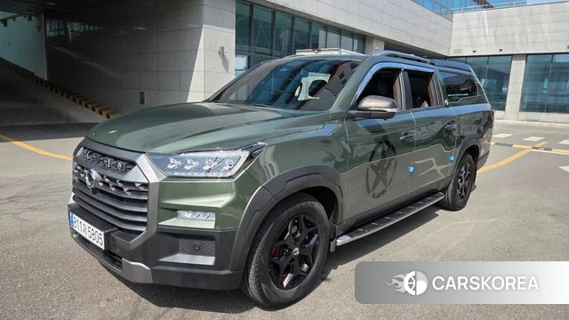 Ssangyong The New Rexton Sports Cannes 2023 Темно-зеленый из Кореи