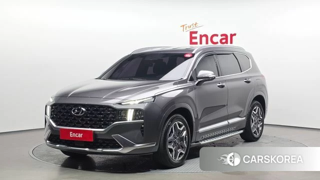 Hyundai The New Santa Fe 2021 Серый из Кореи