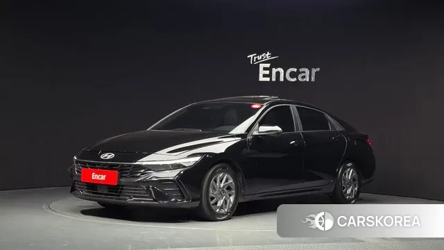 Hyundai The New Avante Hybrid (CN7) 2024 Черный из Кореи