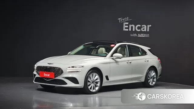 Genesis The New G70 Shooting Brake 2023 Жемчужный цвет из Кореи