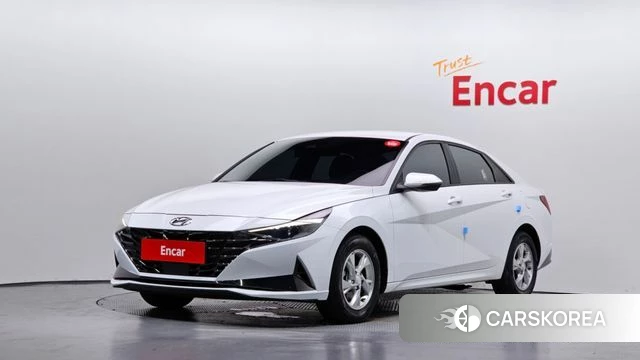 Hyundai Avante (CN7) 2022 Белый из Кореи