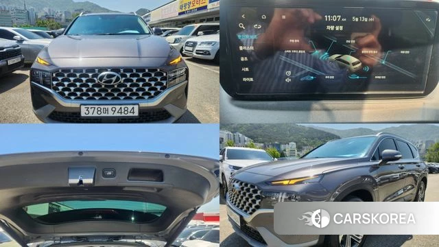 Hyundai The New Santa Fe 2022 Серый из Кореи