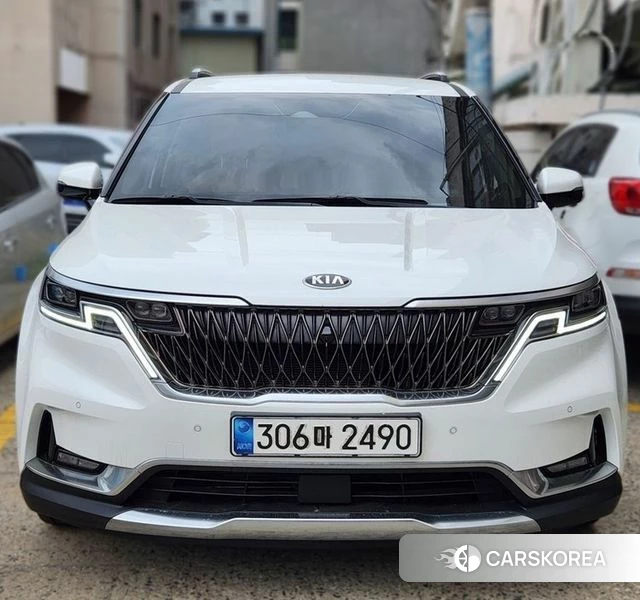 Kia Carnival 4th generation 2021 Белый из Кореи