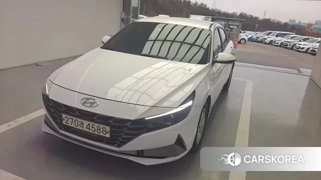 Hyundai Avante (CN7) 2021 Белый из Кореи