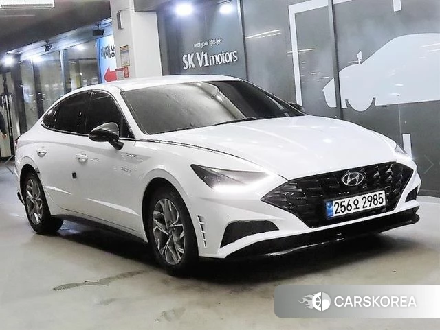 Hyundai Sonata (DN8) 2021 Белый из Кореи