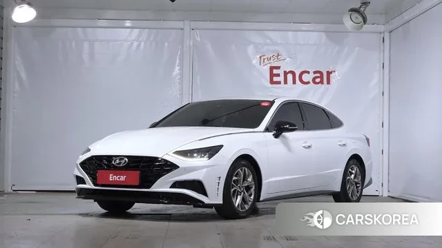 Hyundai Sonata (DN8) 2021 Белый из Кореи