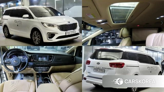 Kia The New Carnival 2018 Белый из Кореи