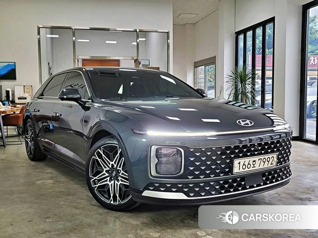 Hyundai Grandeur (GN7) 2023 Черный из Кореи