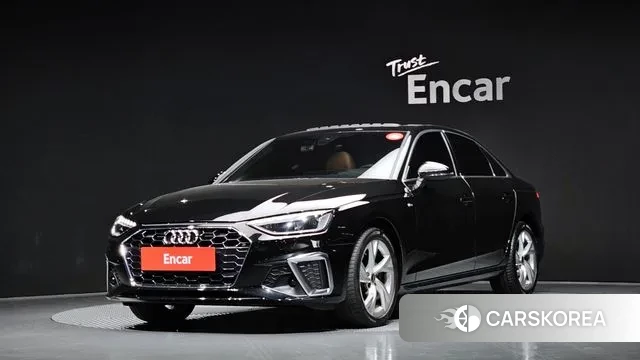 Audi A4 (B9) 2021 Черный из Кореи