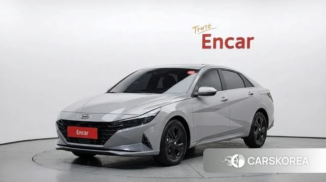 Hyundai Avante (CN7) 2021 Серебристо-серый из Кореи