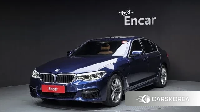 BMW 5 Series (G30) 2020 Синий из Кореи