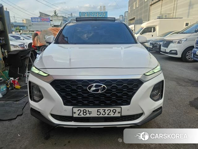 Hyundai Santa Fe TM 2018 Белый из Кореи