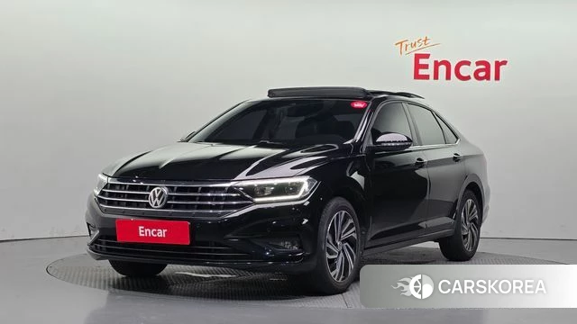 Volkswagen 7th Generation of Jetta 2021 Черный из Кореи