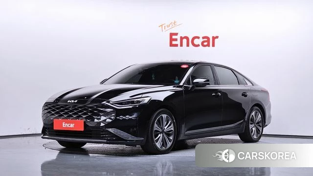 Kia K8 Hybrid 2022 Черный из Кореи