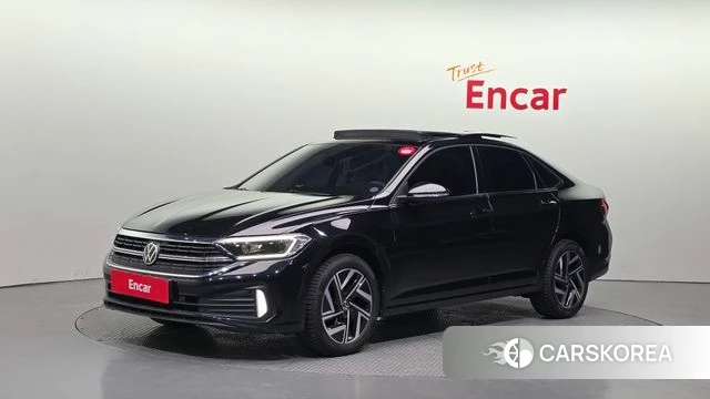 Volkswagen 7th Generation of Jetta 2022 Черный из Кореи
