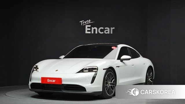 Porsche Taycan 2022 Белый из Кореи