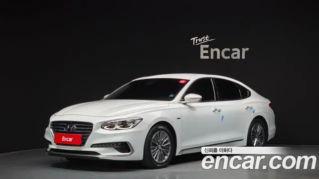 Hyundai Grandeur IG Hybrid 2019 Белый из Кореи