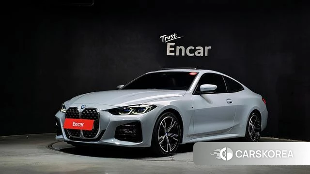 BMW 4 Series (G22) 2022 Серебристо-серый из Кореи