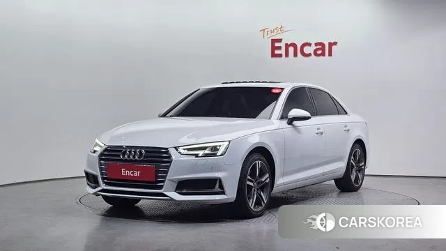 Audi A4 (B9) 2019 Белый из Кореи