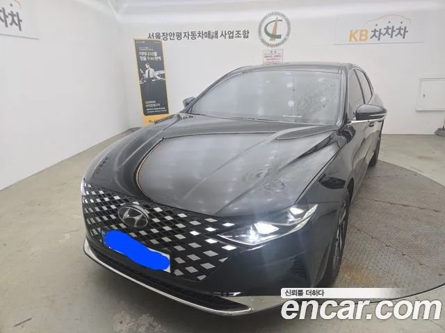 Hyundai The New Grandeur IG Hybrid 2021 Черный из Кореи
