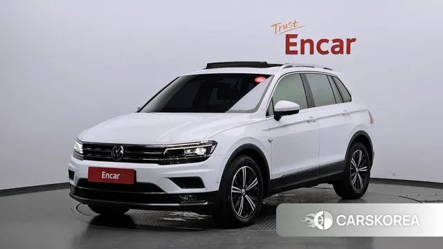 Volkswagen Tiguan second Generation 2018 Белый из Кореи