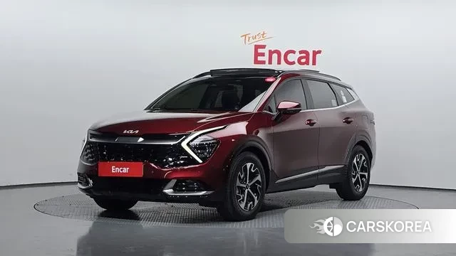 Kia Sportage 5th Generation Hybrid 2023 Красный из Кореи