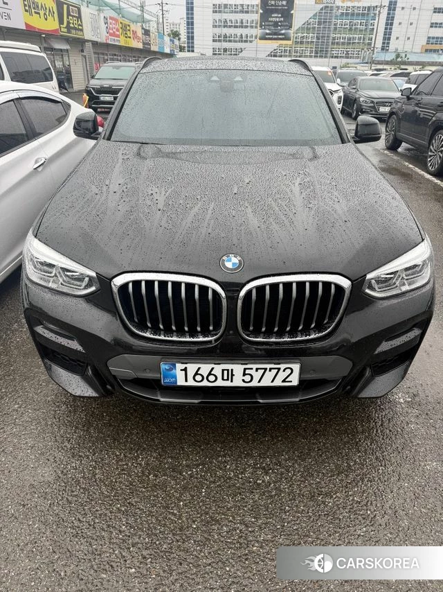 BMW X4 (G02) 2021 Черный из Кореи