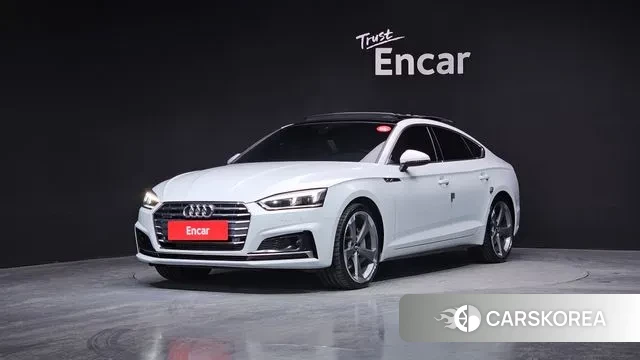 Audi A5 (F5) 2019 Белый из Кореи