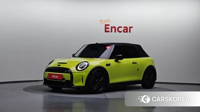 Mini Cooper S Convertible 2022 Светло-зеленый из Кореи