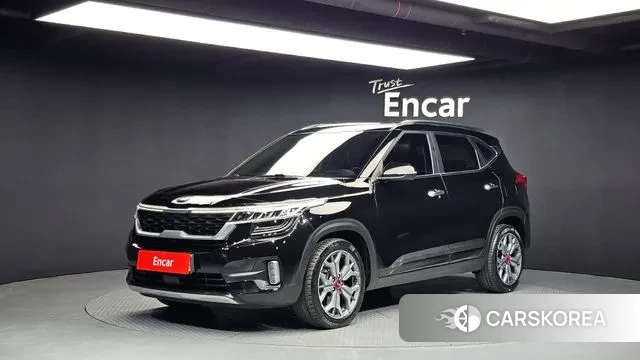 Kia Seltos 2020 Черный из Кореи