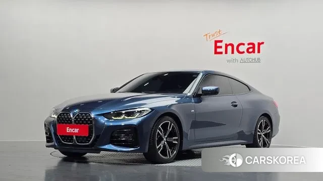 BMW 4 Series (G22) 2021 Синий из Кореи