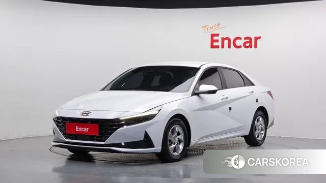 Hyundai Avante (CN7) 2020 Белый из Кореи