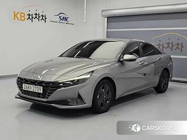 Hyundai Avante Hybrid (CN7) 2021 Серый из Кореи