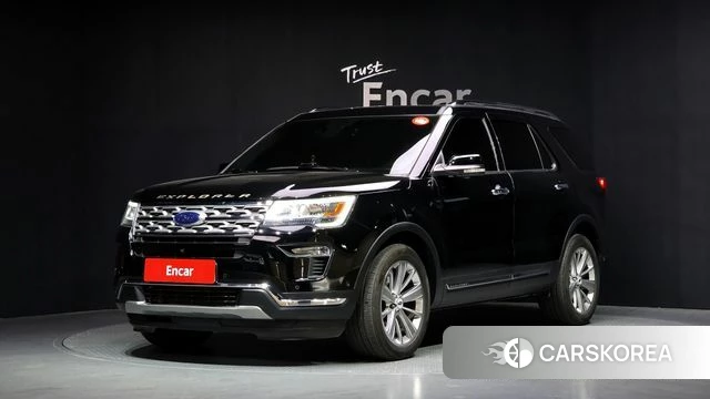 Ford Explorer 2018 Черный из Кореи