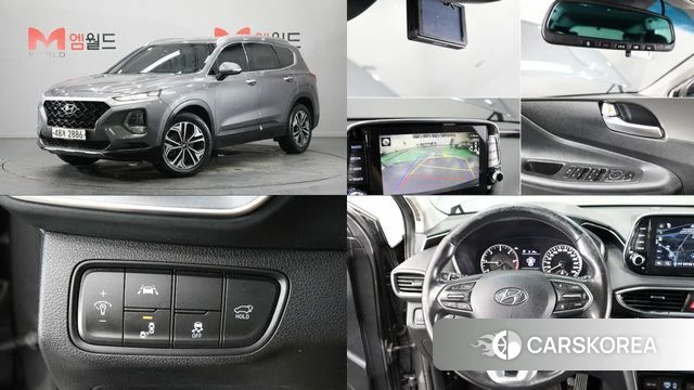 Hyundai Santa Fe TM 2018 Серый из Кореи