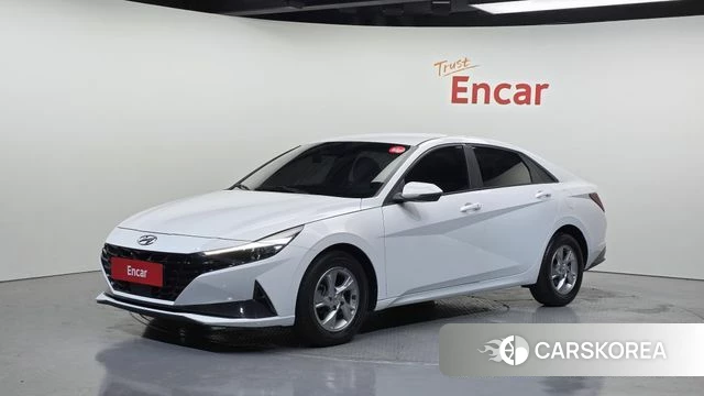 Hyundai Avante (CN7) 2021 Белый из Кореи