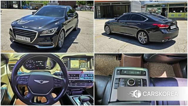 Genesis G80 2018 Черный из Кореи
