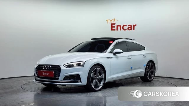 Audi A5 (F5) 2019 Белый из Кореи