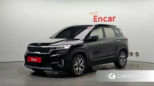 Kia Seltos 2020 Черный из Кореи