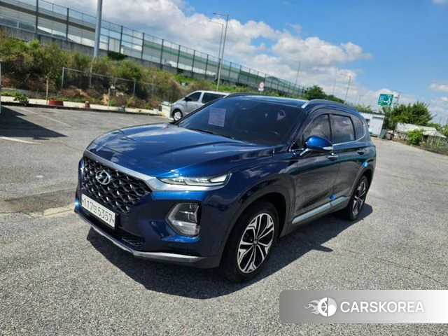 Hyundai Santa Fe TM 2018 Синий из Кореи