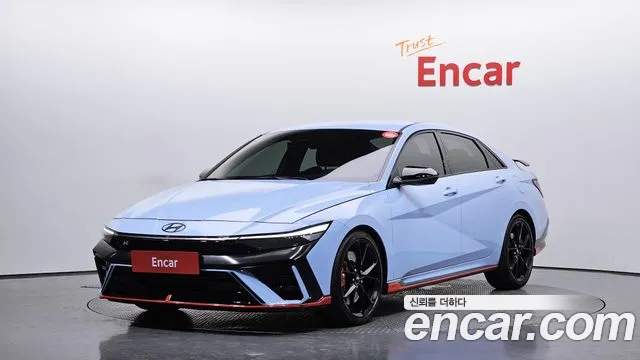 Hyundai The New Avante (CN7) 2024 Небесно-голубой из Кореи