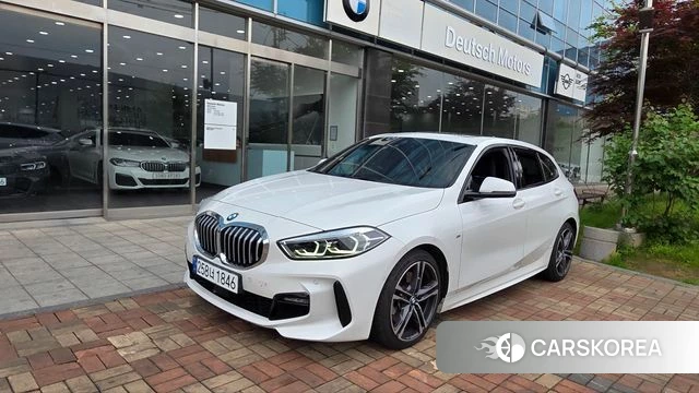 BMW 1 Series (F40) 2023 Белый из Кореи