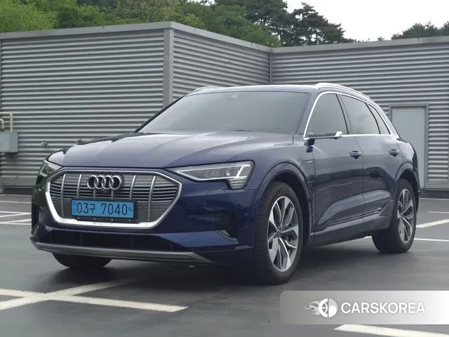 Audi e-Tron 2023 Синий из Кореи